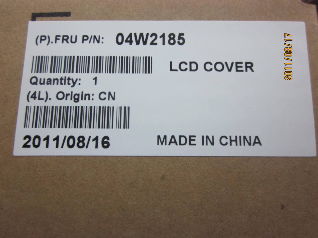 Lenovo Lcd Cover - 04W2185