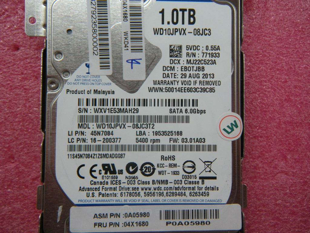 Lenovo 04X1680 Hd Hard Drives