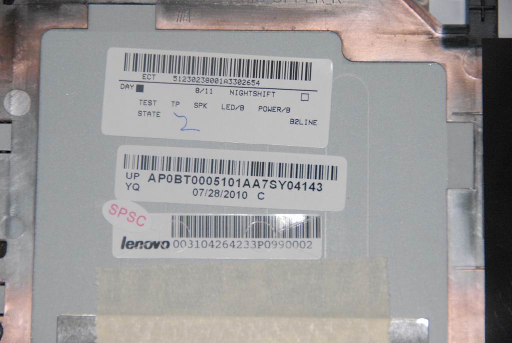 Lenovo 31042642 Upper Nawa1 Logic Assembly-Imr