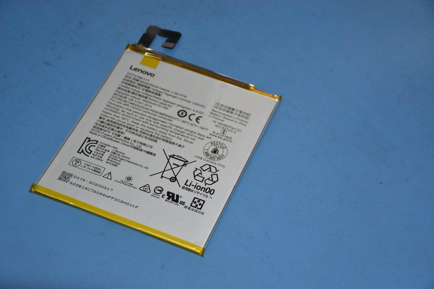 Lenovo SB18C76088 Scud-A-18B L16D1P34 3.85V18.7W