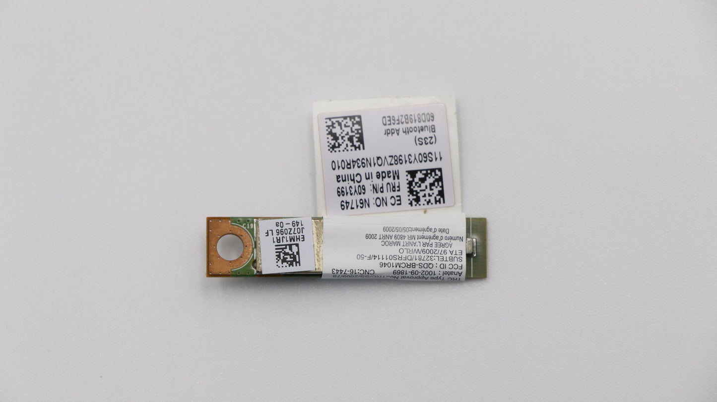 Lenovo Adaptr Bcm2070 Bt - 60Y3199