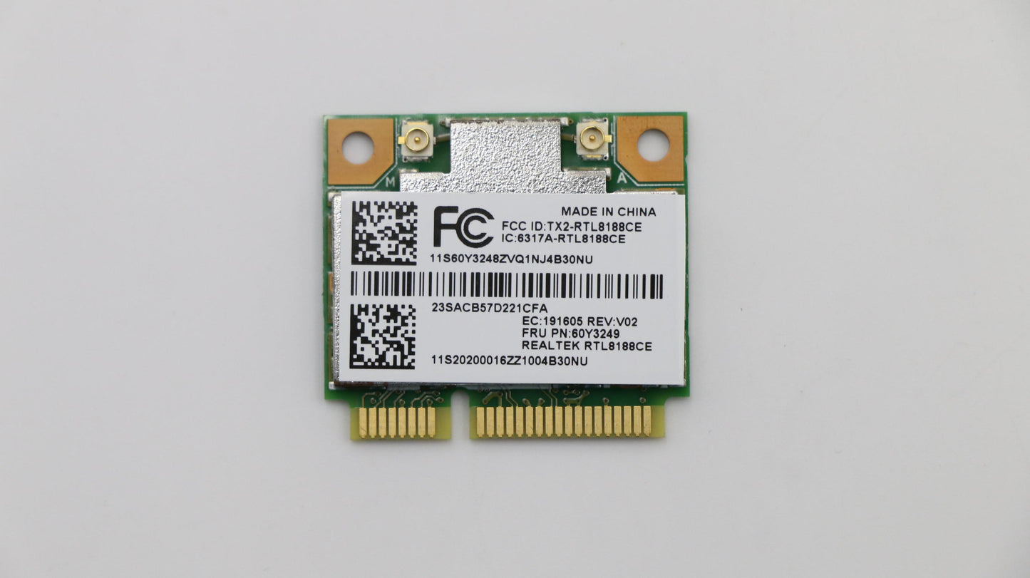 Lenovo 60Y3249 Realtek Bgn 1X1 Hmc Wlan Card