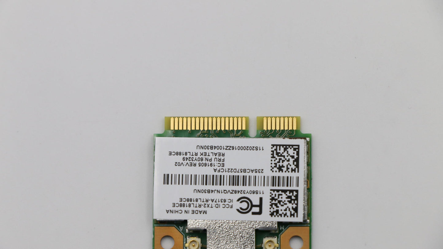 Lenovo 60Y3249 Realtek Bgn 1X1 Hmc Wlan Card