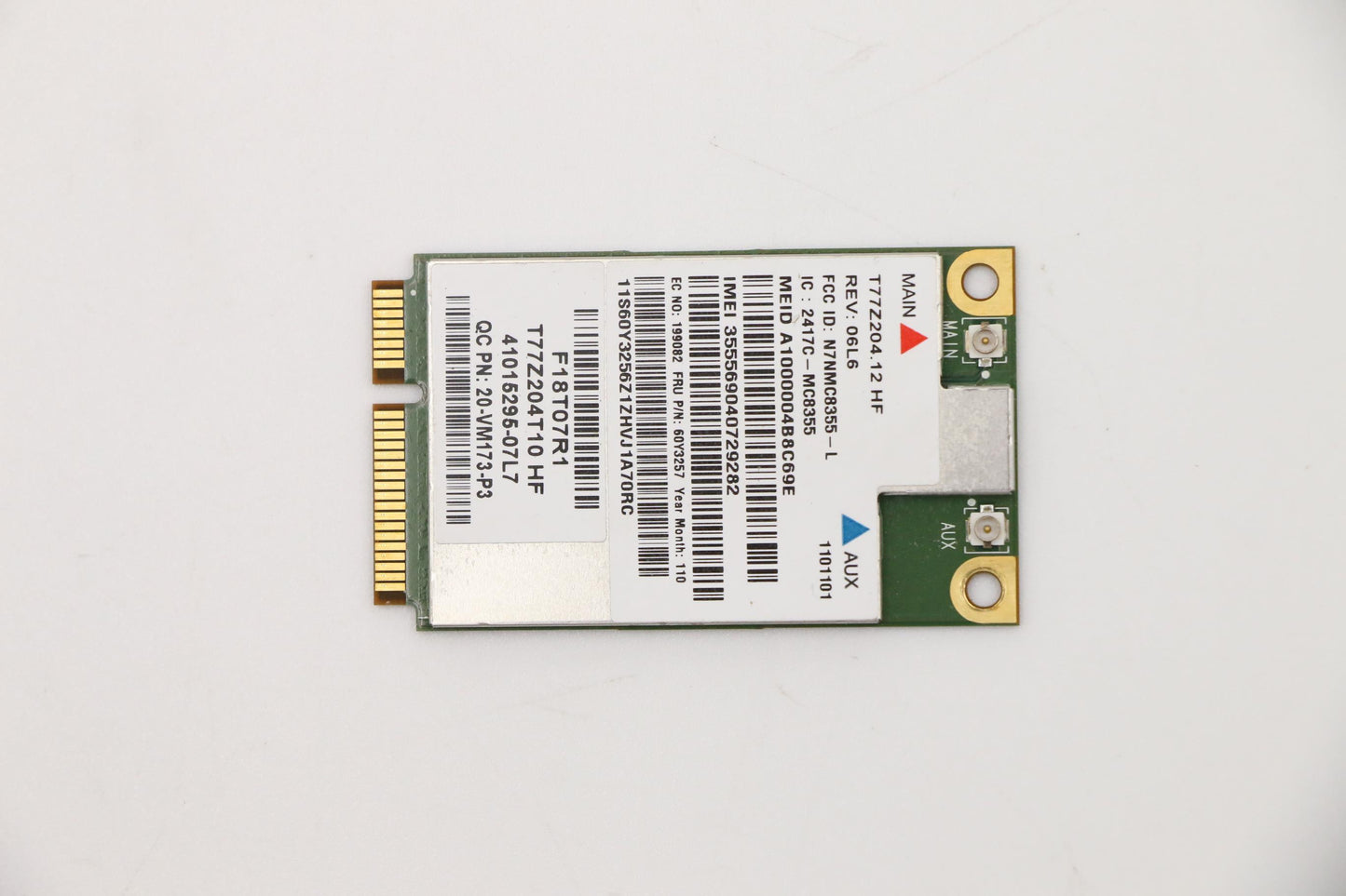 Lenovo Wireless WAN Adapter, SIE, Gobi3 7 FMC - 60Y3257