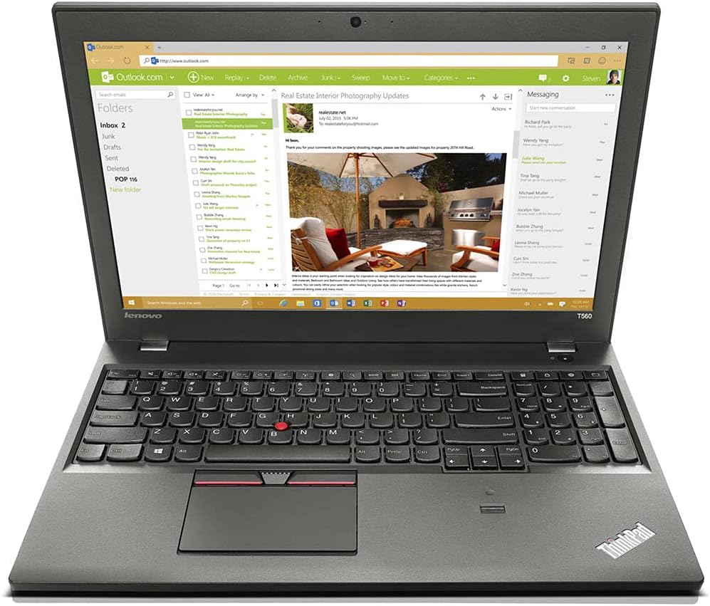 Lenovo ThinkPad T560 15.6 Inch Enterprise Laptop - 20FH001RUS