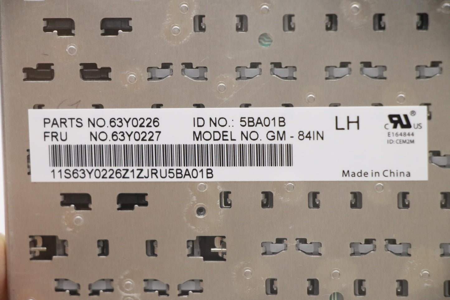 Lenovo Ki Keyboards Internal - 63Y0227