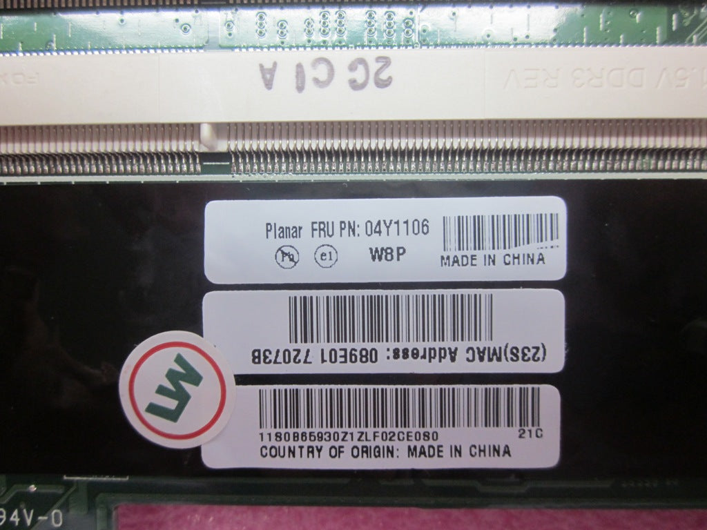 Lenovo Fru Planar I3-3217U W8P - 04Y1106