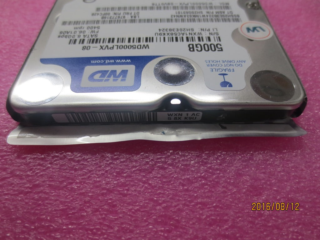 Lenovo 01EN130 Hdd,500G,5400,7Mm,Wd,Sata3