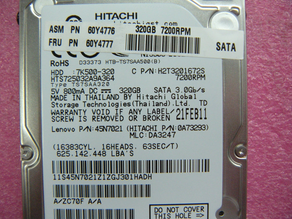 Lenovo Driveh Tray-Pari C320 Hgst - 60Y4777