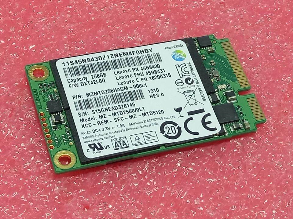 Lenovo 16200318 Ssd Mzmtd256Hagm Msata 256G