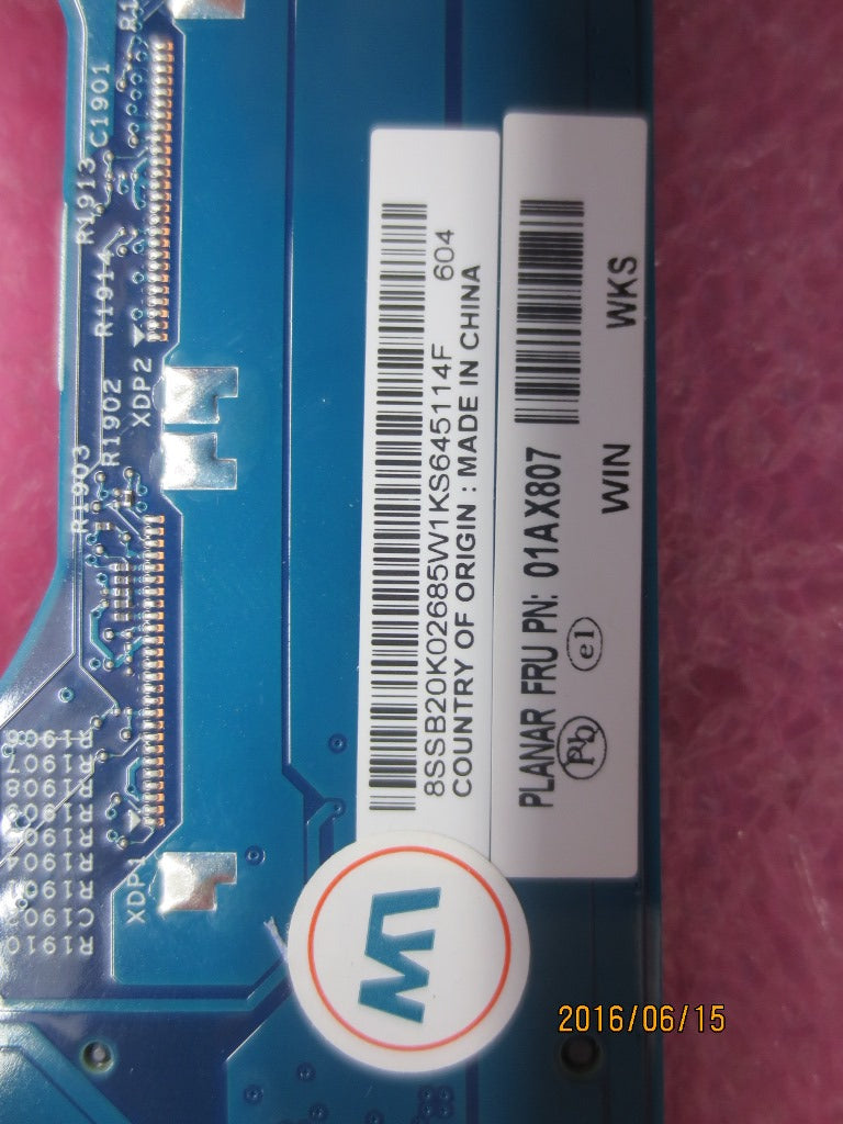 Lenovo Motherboard - 01AX807