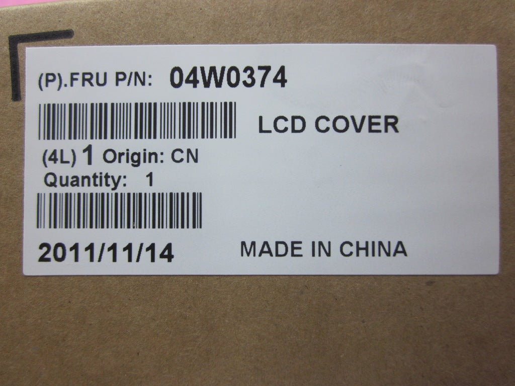 Lenovo Cover Lcd Cover Kit 15W Textur - 04W0374