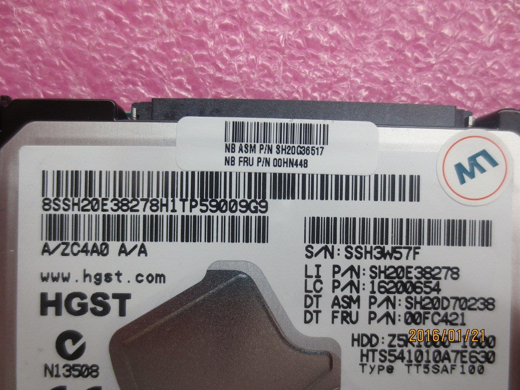 Lenovo Hd Hard Drives - 00HN448