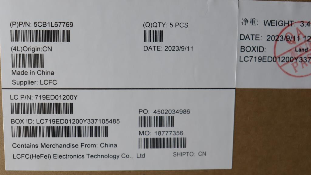 Lenovo Cover Upper Case Assembly Bul - 5CB1L67769