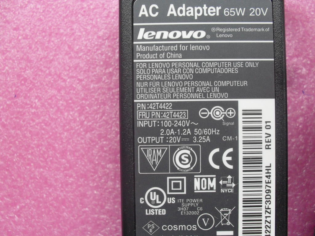 Lenovo Astec65W20V2P - 42T4423