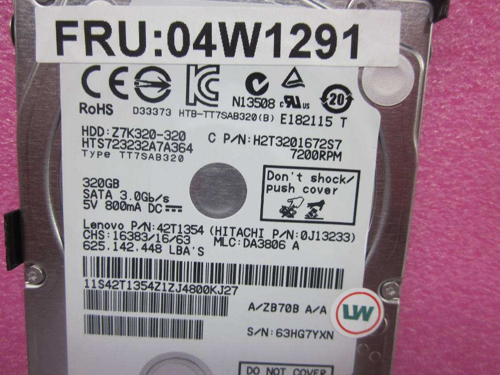 Lenovo 04W1291 - Part