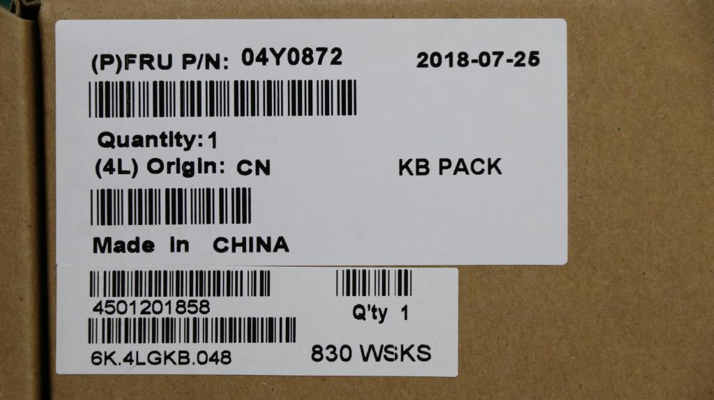 Lenovo Ki Keyboards Internal - 04Y0872