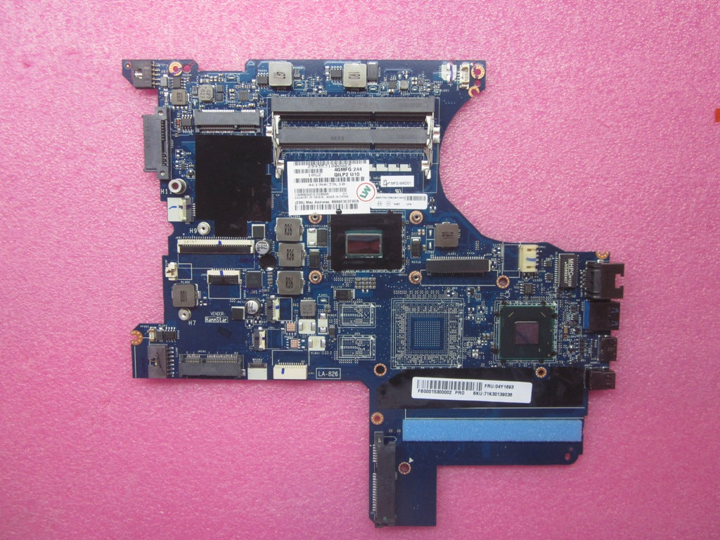 Lenovo Bdplanar W8P,I5-3210M,Uma,Int, - 04Y1693