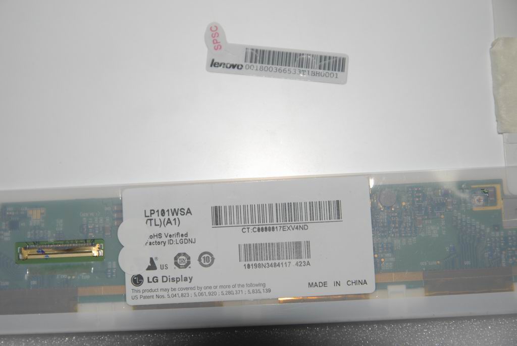 Lenovo 18003665 Lcd Lpl Lp101Wsa-Tla1 Sd G Led