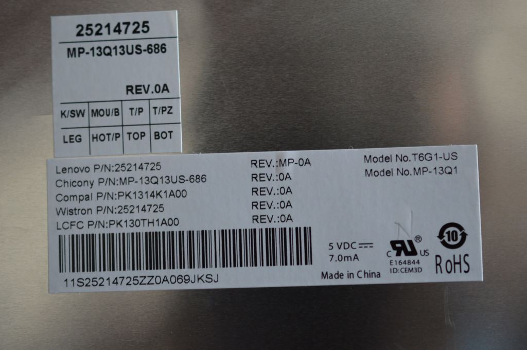 Lenovo Ki Keyboards Internal - 25214725