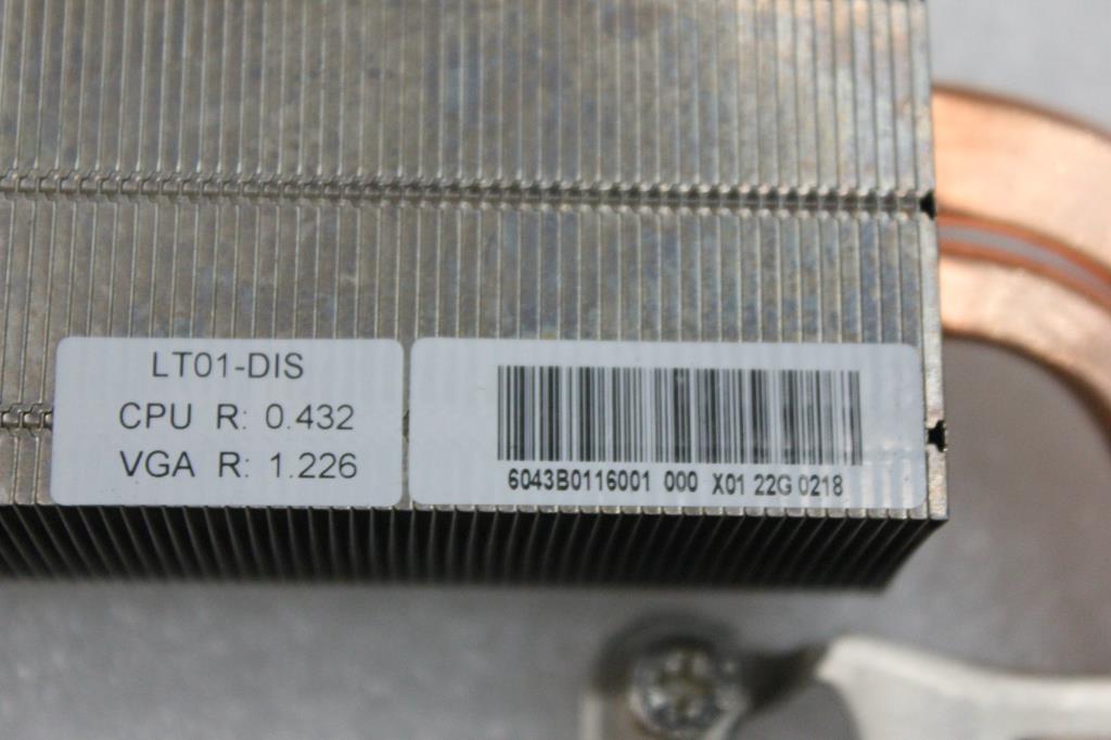 Lenovo 90200876 Heat Sink B540 Coolermaster Di