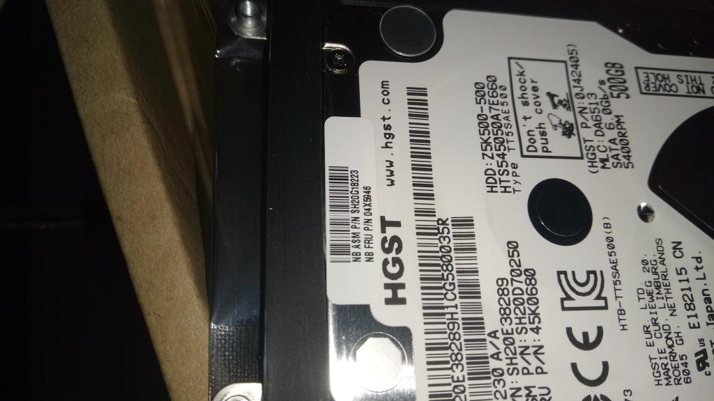 Lenovo Hp Hdd Parts - 04X5946