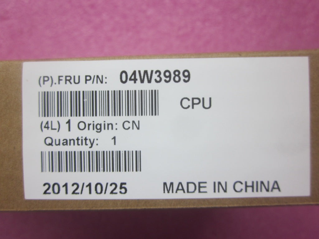 Lenovo Pu Processors - 04W3989