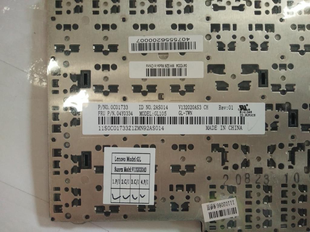 Lenovo Ki Keyboards Internal - 04Y0344