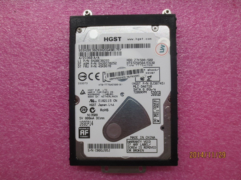 Lenovo Hp Hdd Parts - 04X5952