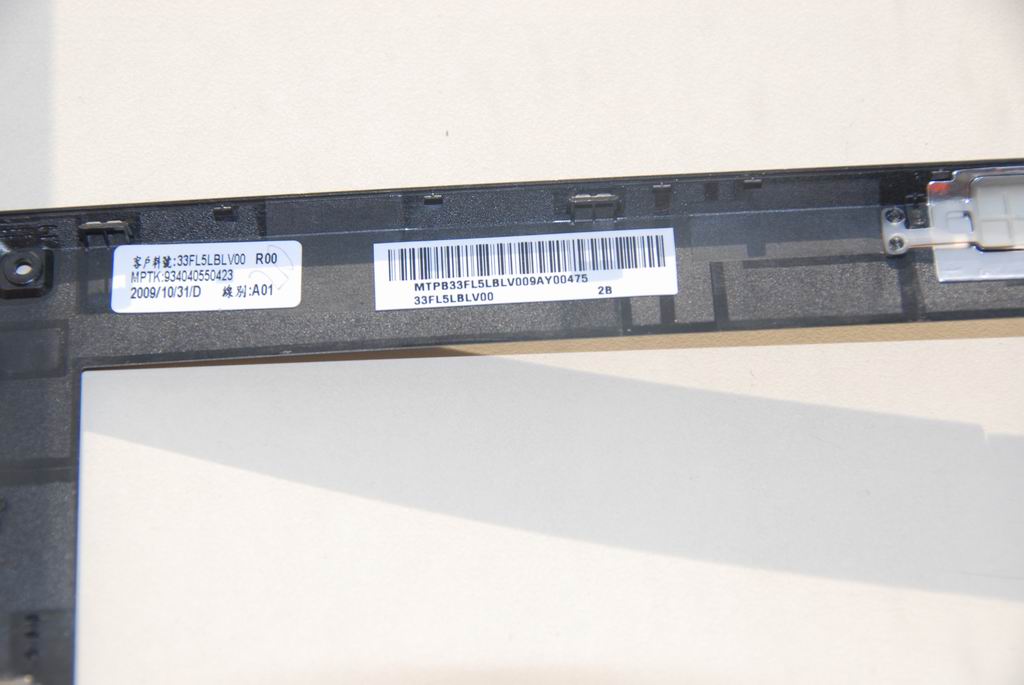 Lenovo 31042592 Fl5 Lcd Bezel Assembly S.P