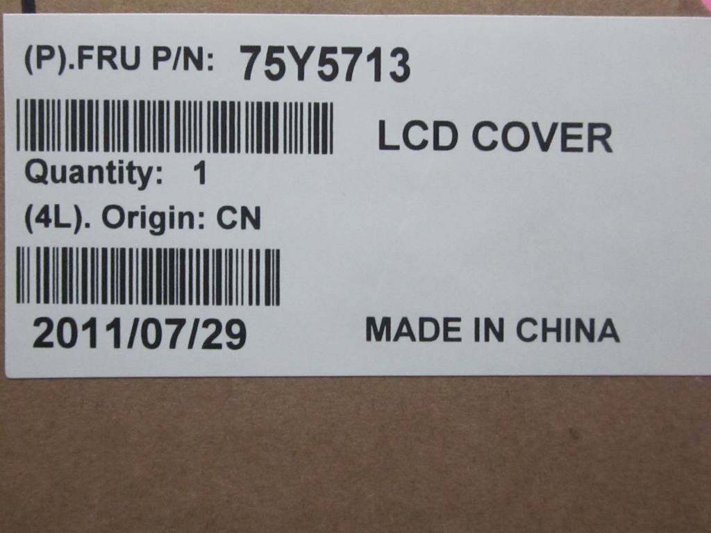 Lenovo 75Y5713 Cover Fl3 Lcd Cvr Assembly Red