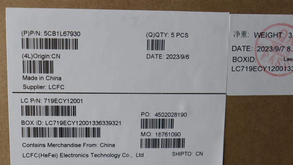 Lenovo Cover Upper Case Assembly Hbw - 5CB1L67930