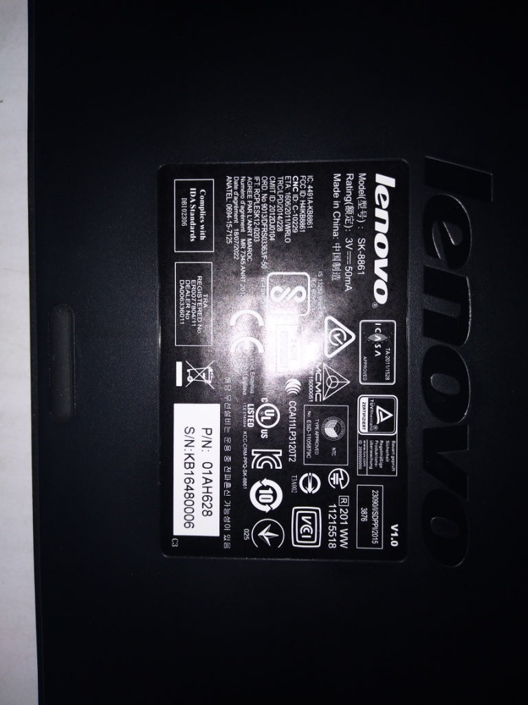 Lenovo 01AH628 Kb Keyboards External