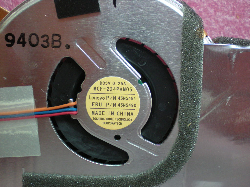 Lenovo Heatsk Faninteg - 45N5490