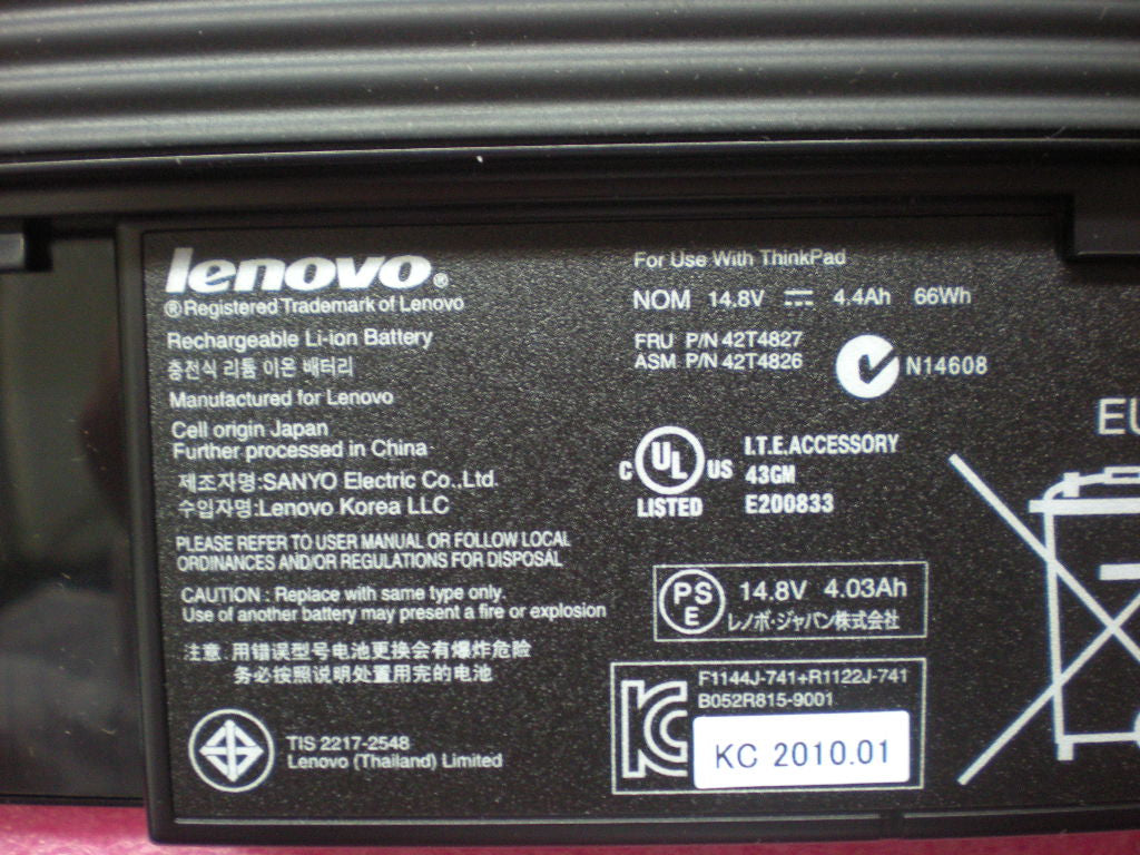 Lenovo Batryo Sanyo 8C 3Yrs - 42T4827