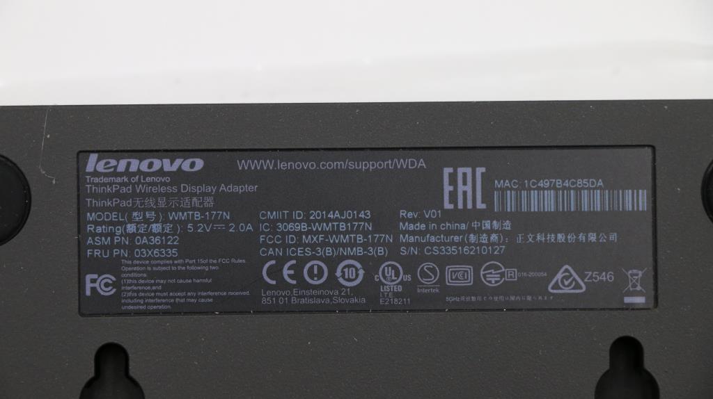 Lenovo Wireless Wan Adapters - 03X6335
