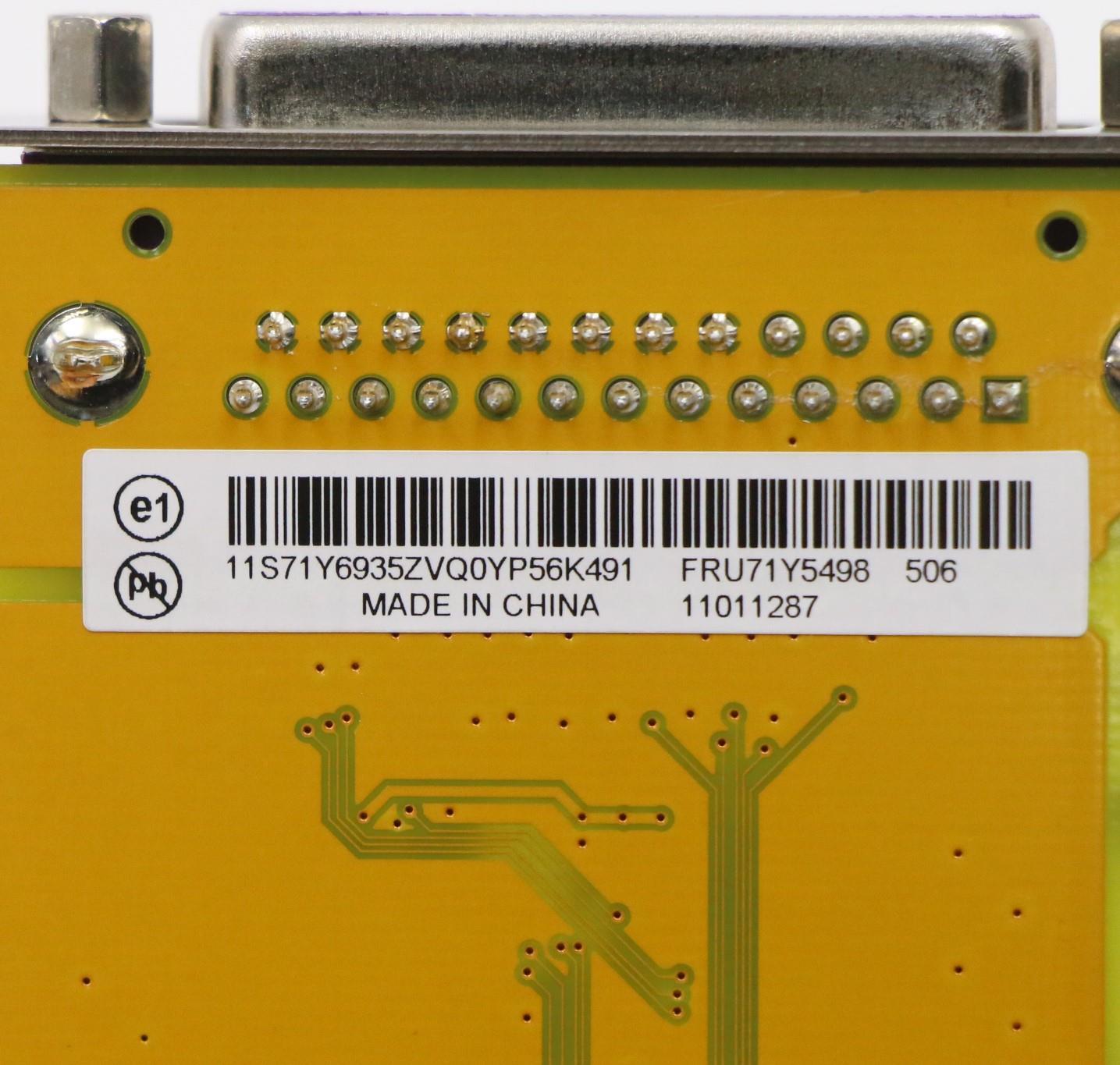 Lenovo 71Y5498 Mech Asm Pci To Parallel Port