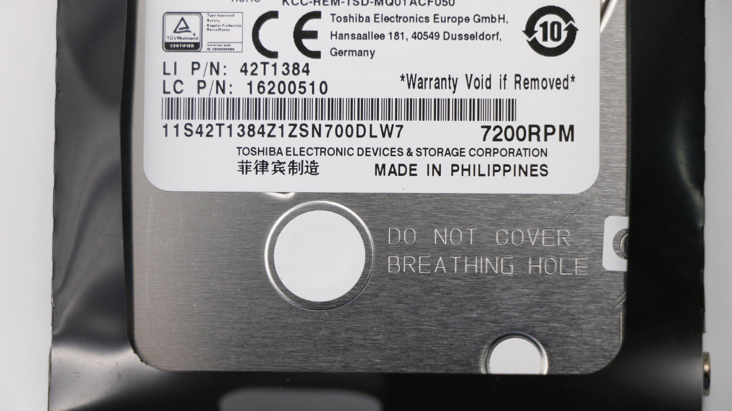 Lenovo Hd Hard Drives - 75Y5425