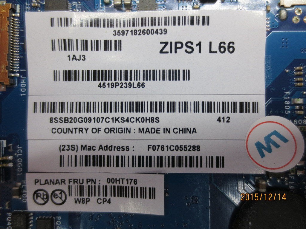 Lenovo Mb Assembly - 00HT176