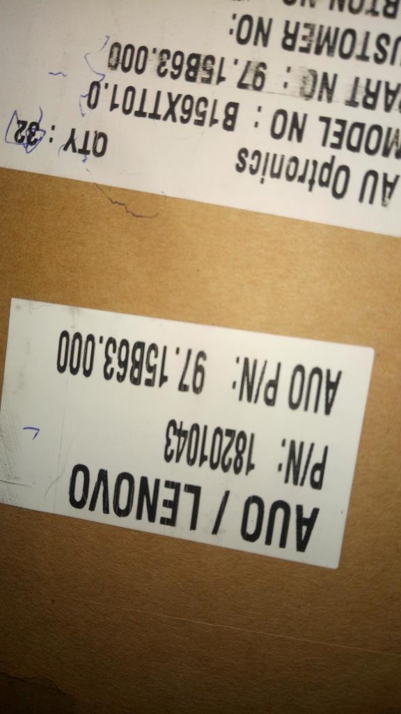 Lenovo Lcd 15.6 Hd Au B156Xtt01.0 0A - 18201043