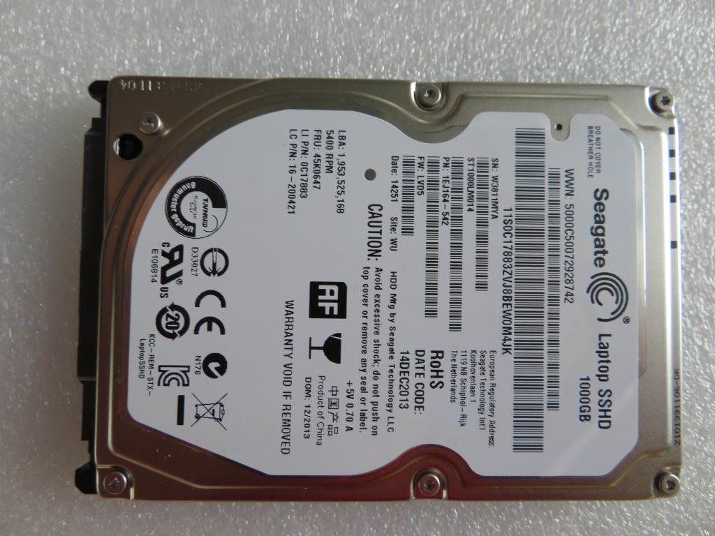 Lenovo 16200421 Hdd Sgt Kahunav 1Tb St1000Lm01