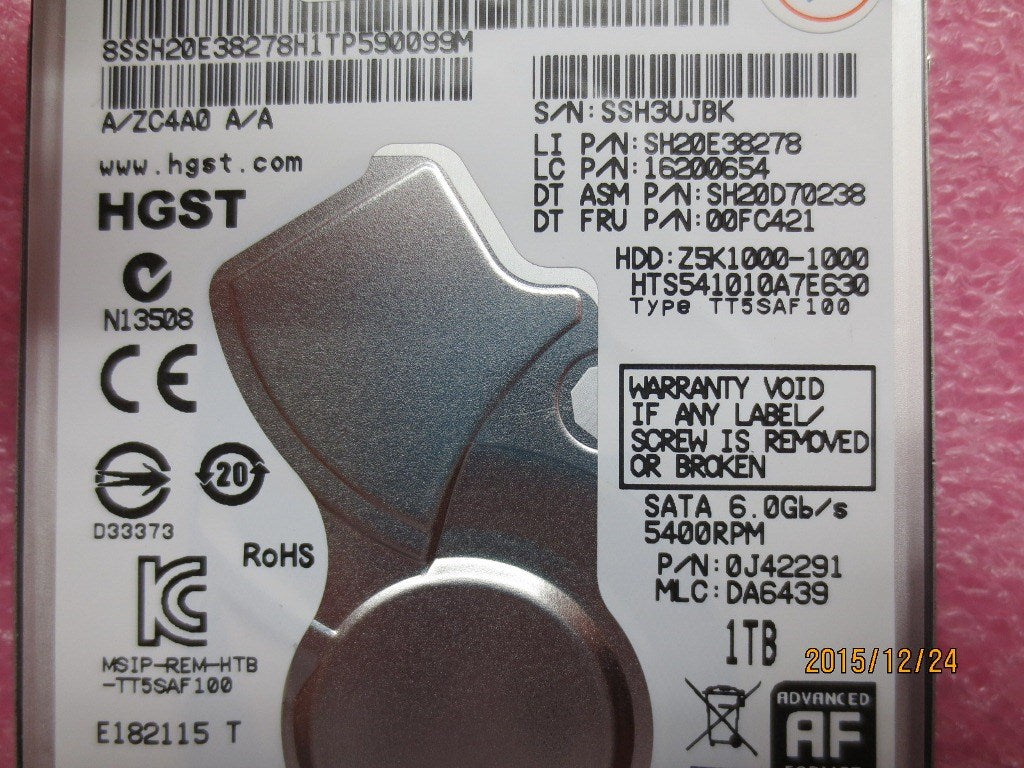 Lenovo Hd Hard Drives - 00HM822