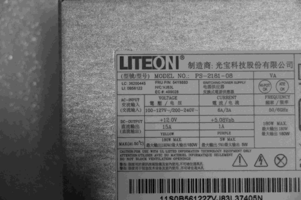 Lenovo Ps Power Supplies Internal - 36200445