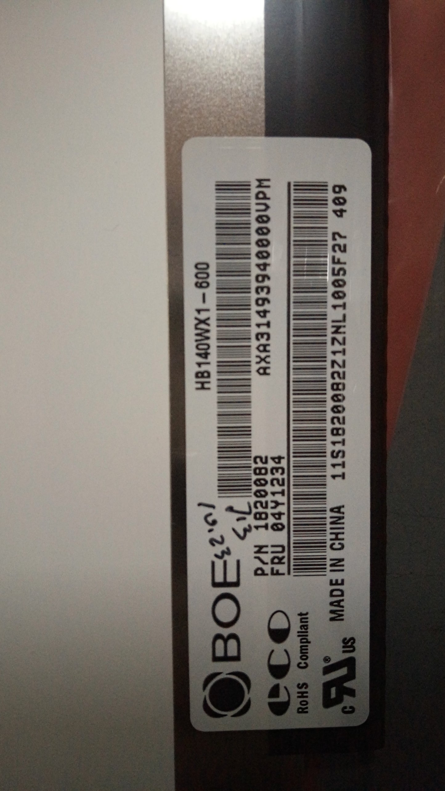 Lenovo Replacement Part - 18200825