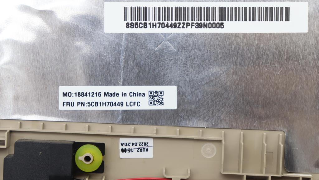 Lenovo Cover Upper Case Assembly Ger - 5CB1H70449
