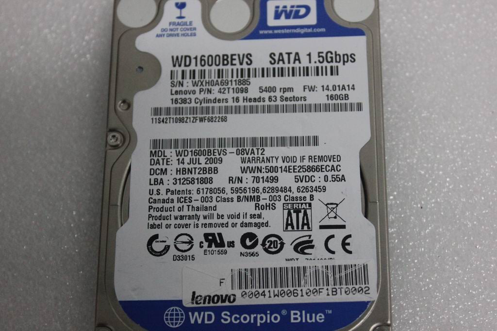 Lenovo 160Gb Hdd - 41W0061