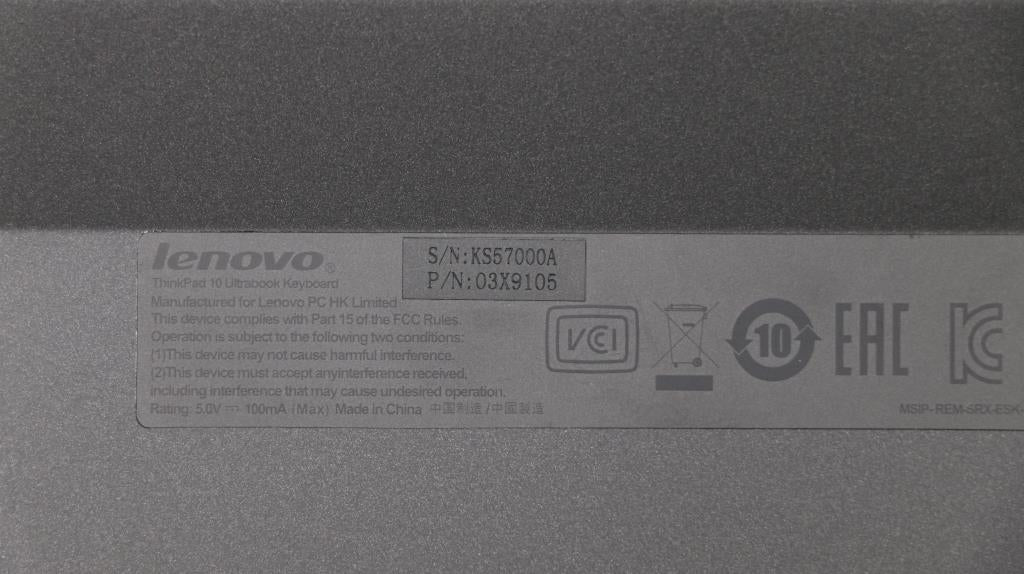 Lenovo Ki Keyboards Internal - 03X9105