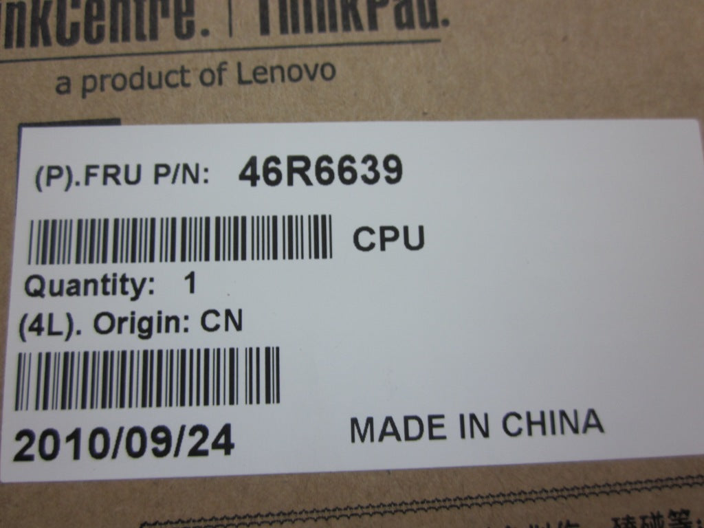 Lenovo Pu Processors - 46R6639