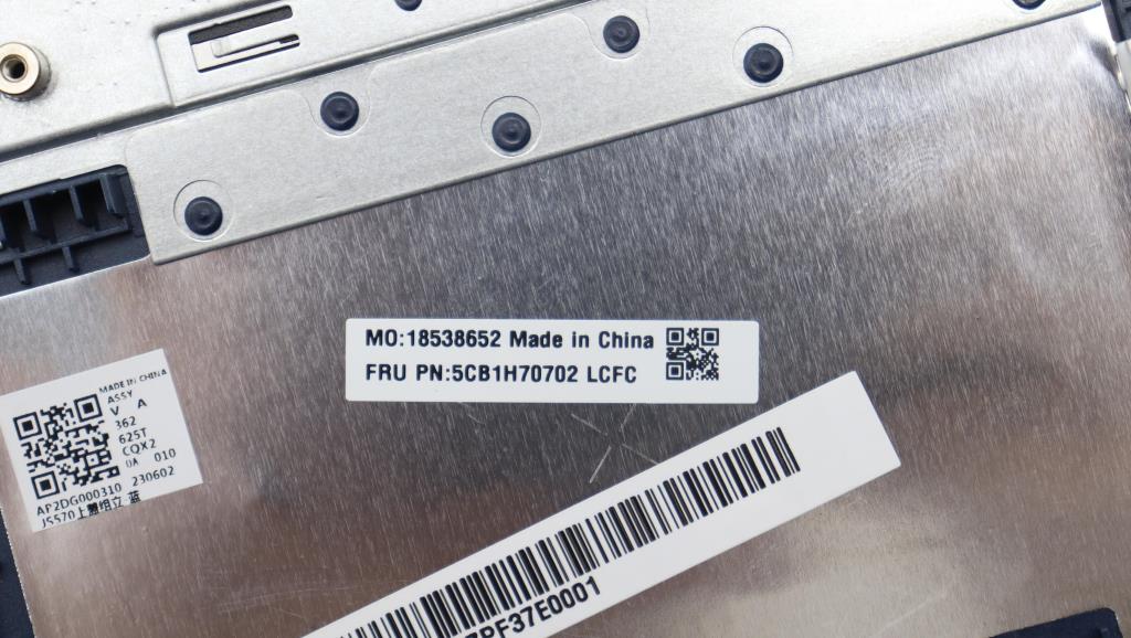 Lenovo Cover Upper Case Assembly Cze/ - 5CB1H70702
