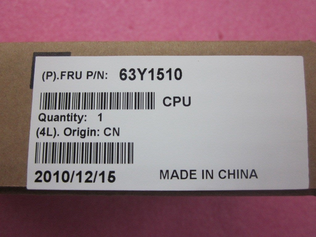 Lenovo Pu Processors - 63Y1510